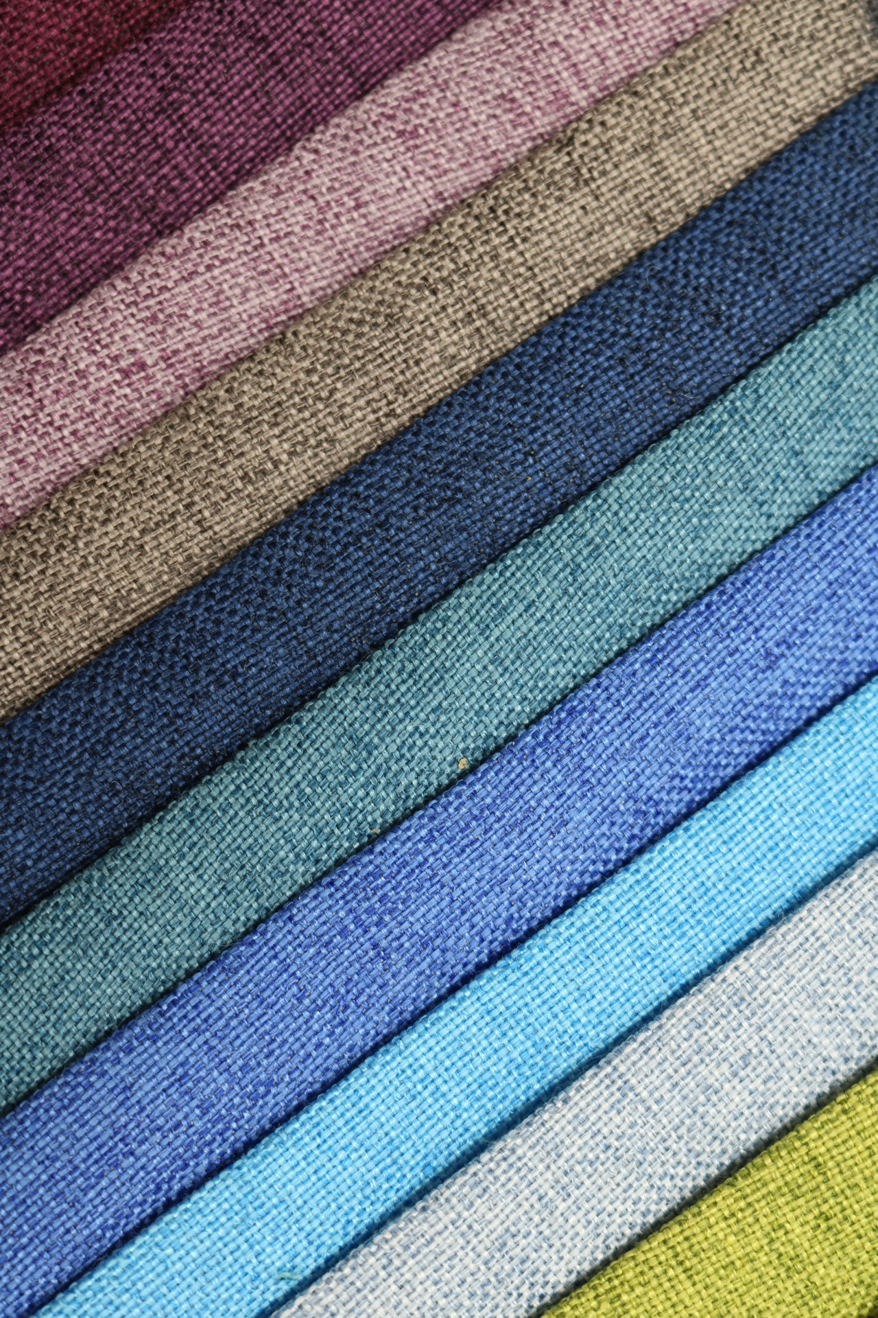 亚麻布料沙发坐垫抱枕布 纯色细麻沙发布料相框背景软包布料