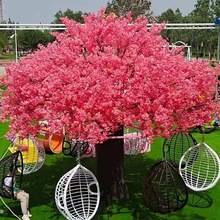无动力游乐设备网红秋千樱花树旋转景区组合亲子乐园设施