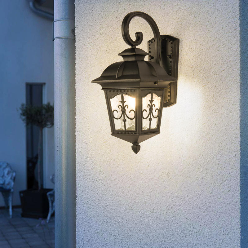 别墅门口灯门前灯入户大门灯门柱灯户外防水院子室外中式庭院壁灯