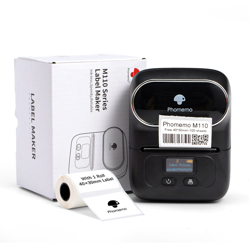 Phomemo Thermal Printer Commercial Clothing Tag Handheld Barcode Printer Price Label Printer