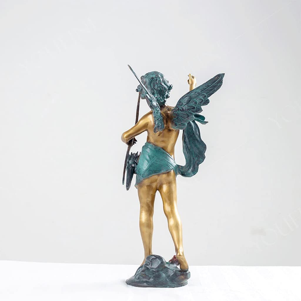 不适用一个青铜丘比特爱神青铜丘比特雕塑裸体天使雕像家居装饰室