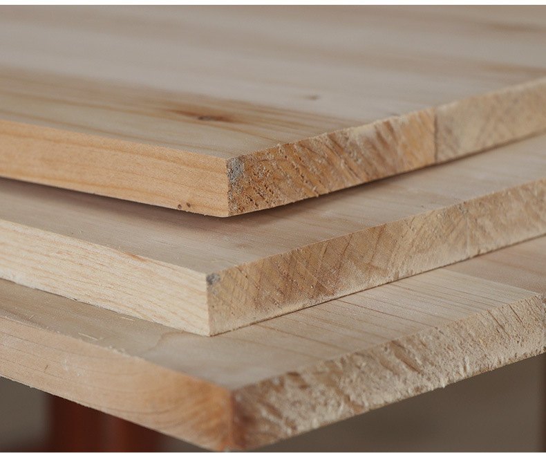 00辐射松木板e0级松木直拼板集成板实木板辐射松指接板榻榻米橱柜板