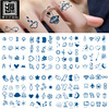 Herb finger cochlea fruit juice Tattoo sticker Continued 15 Tian Hyunya ins Permanent goods in stock wholesale