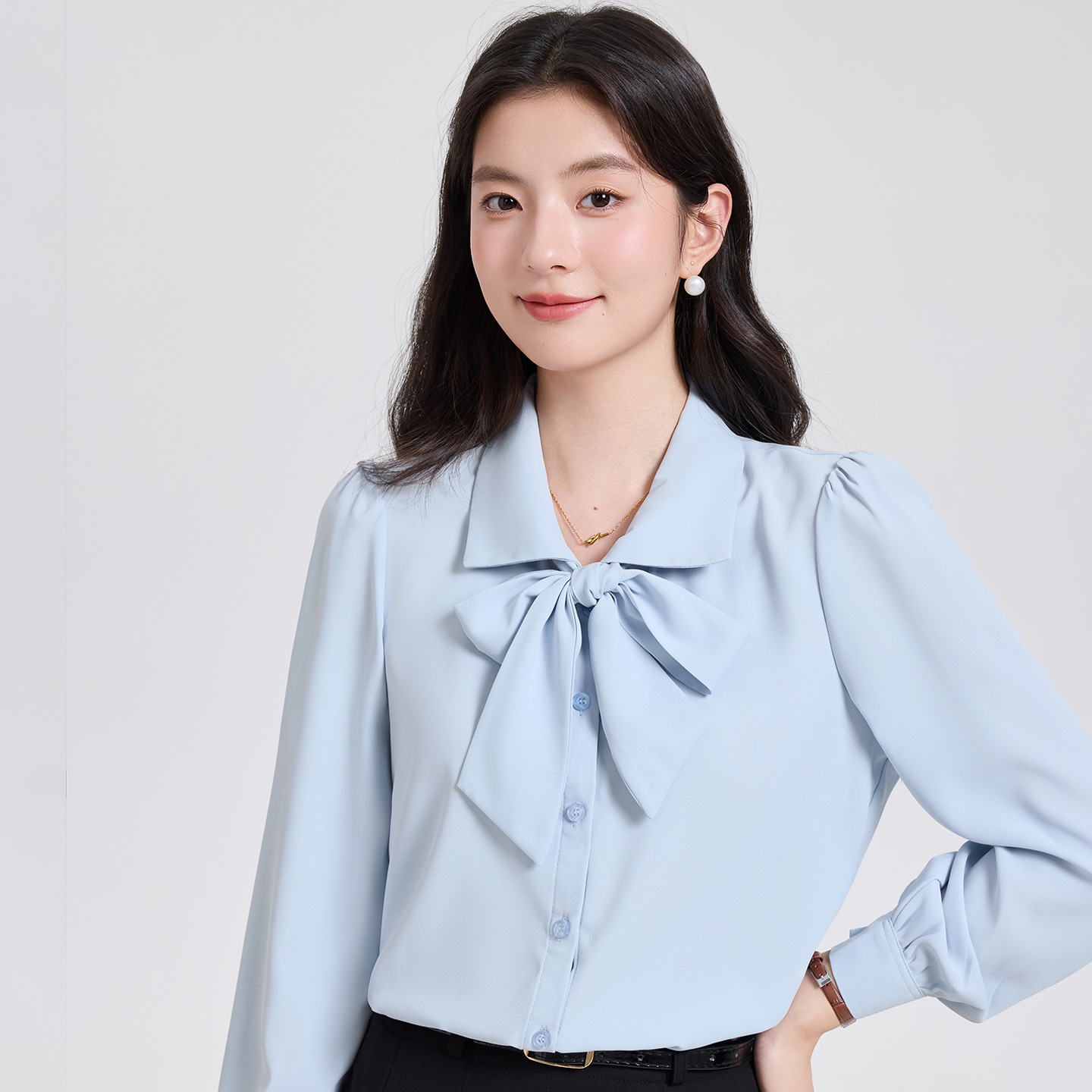 面试套装女教师教资穿搭白色衬衫配半身裙职业装事业编公务员服装