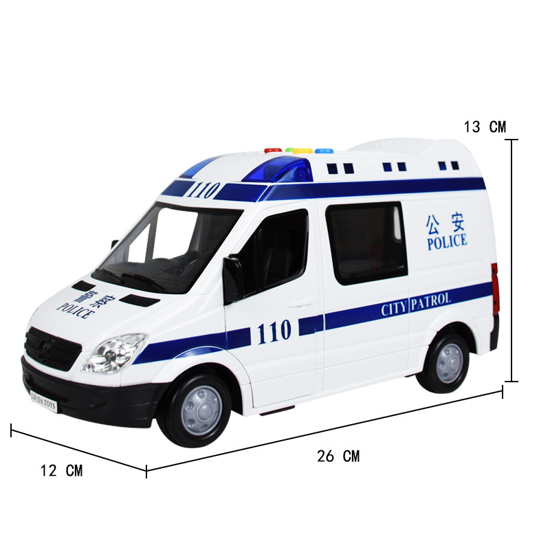 Story-Telling Police Car Sound and Light Combined with Early Education Educational Inertia Children's Toys