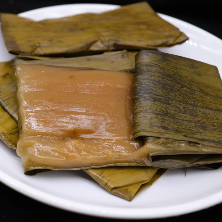 包邮云南德宏特产q弹软糯糍粑泼水粑粑苏子红糖糯米粑粑新鲜制作-阿里