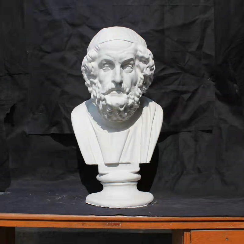 荷马石膏像 美术教具素描写生教具摆件人物头像厂家供应