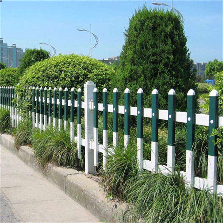 市政园林草坪绿化栅栏 学校花坛防护围栏 景区pvc景观护栏
