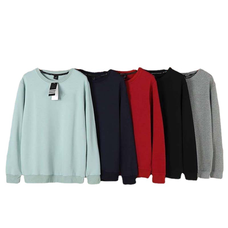 折扣品牌库存尾货 男士小毛圈圆领卫衣 地摊跑江湖男装