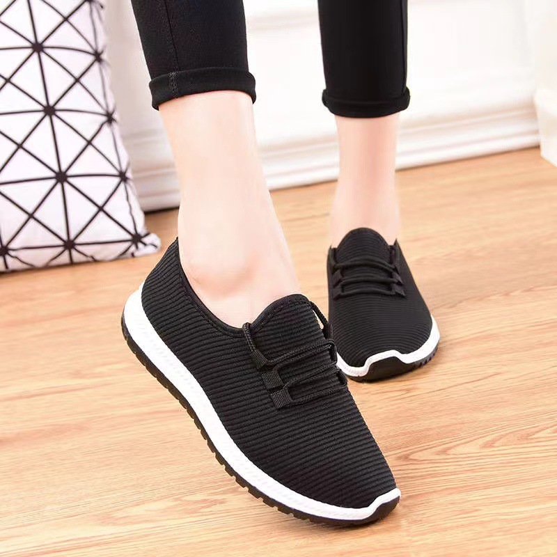 One Piece Dropshipping New Spring and Summer Old Beijing Cloth Shoes Men's and Women's Walking Shoes for the Elderly Mom Shoes Casual Sneaker