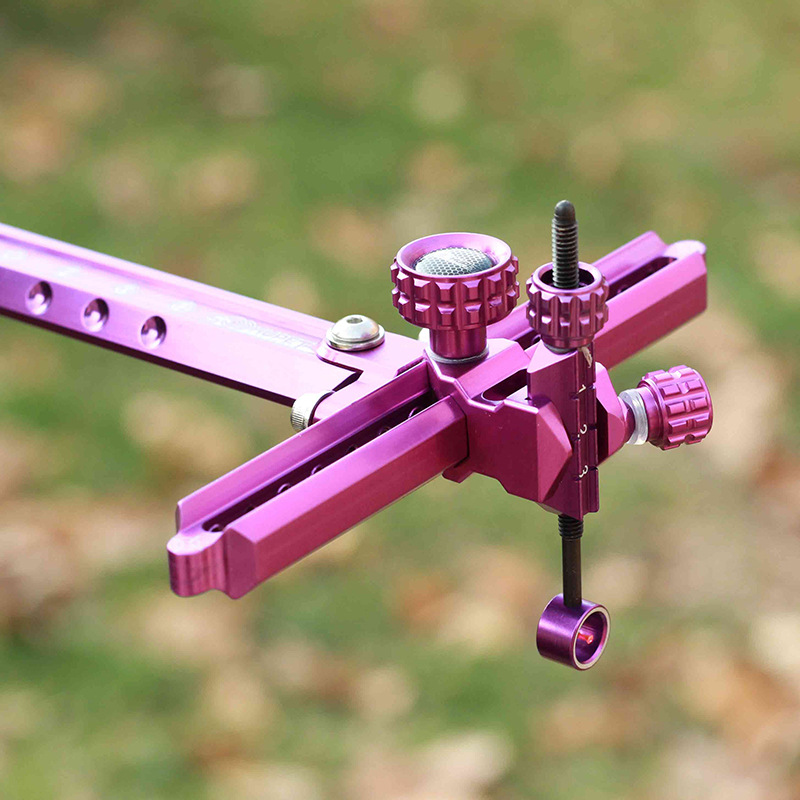 soohupet瞄准器 竞技射箭反曲弓箭9寸单针反曲瞄具t型瞄 现货批发