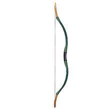 huwairen 青蛇传统弓弓箭入门一体弓射击运动木制反曲弓射箭器材