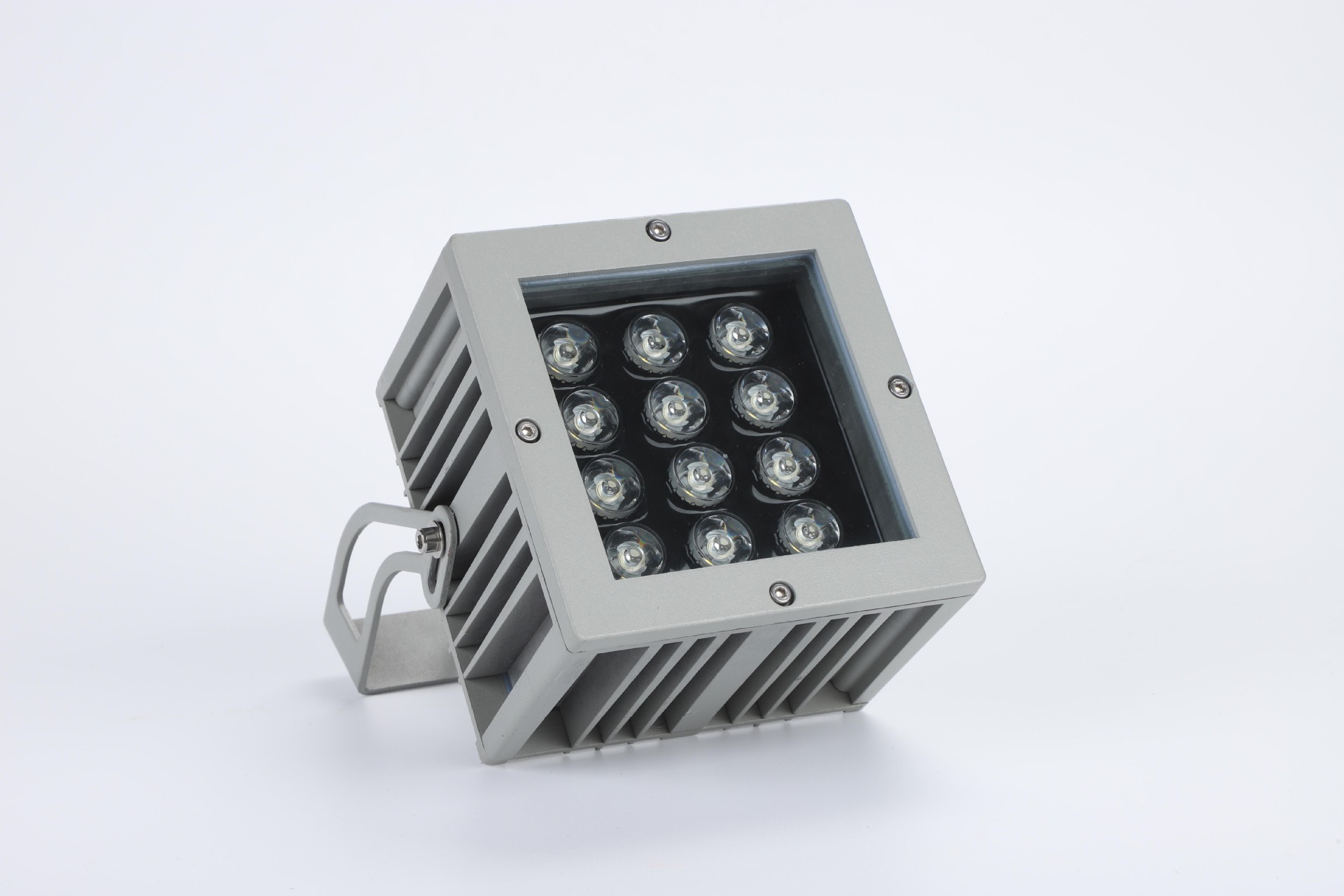 led方形投光灯12w 楼体亮化户外照明桥梁石柱景观方形220v投光灯