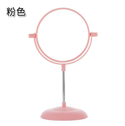 Factory Custom Dressing Simple Double-Sided round Mirror Makeup Mirror Princess Mirror Home Desktop Portable Dormitory Desktop