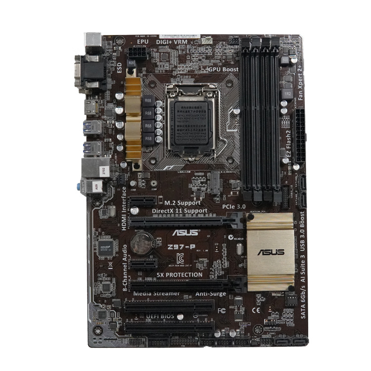 适用于华硕z97-p电脑主板1150针 ddr3 z97 atx板型