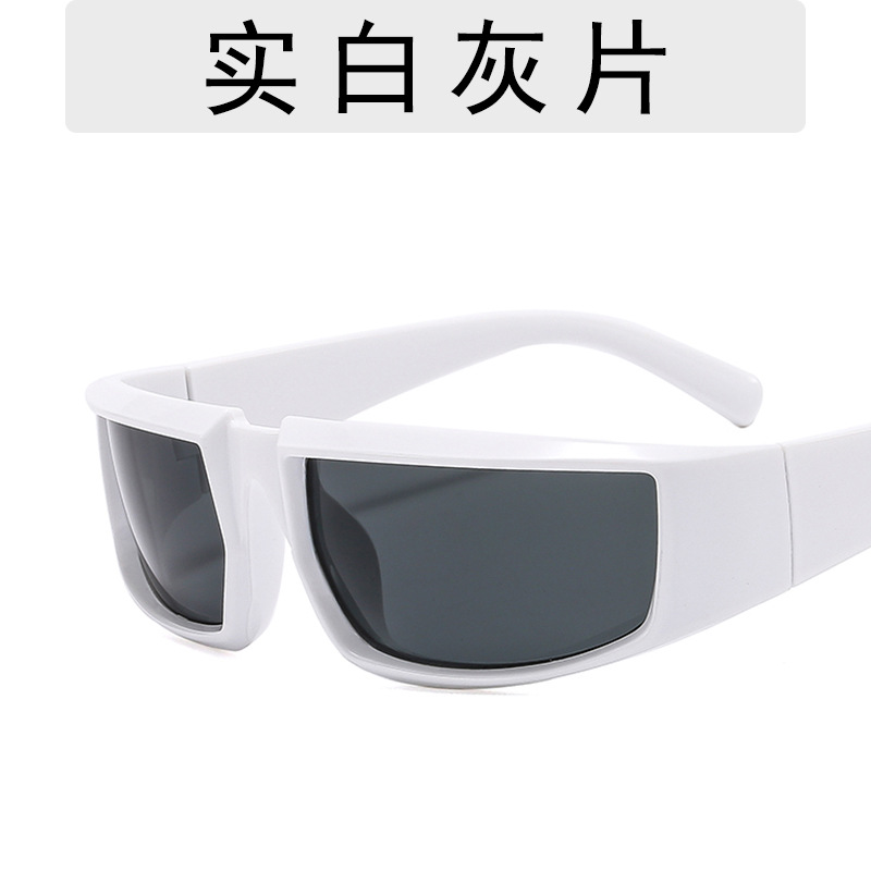 Cross-Border Y2g Future Technology Sunglasses Cool Punk Style Party Glasses Men's and Women's Trendy Concave Sunglasses