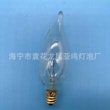 源头厂家 白炽灯泡 钨丝灯 C32 E12 小拉尾 出口灯泡 120v25w