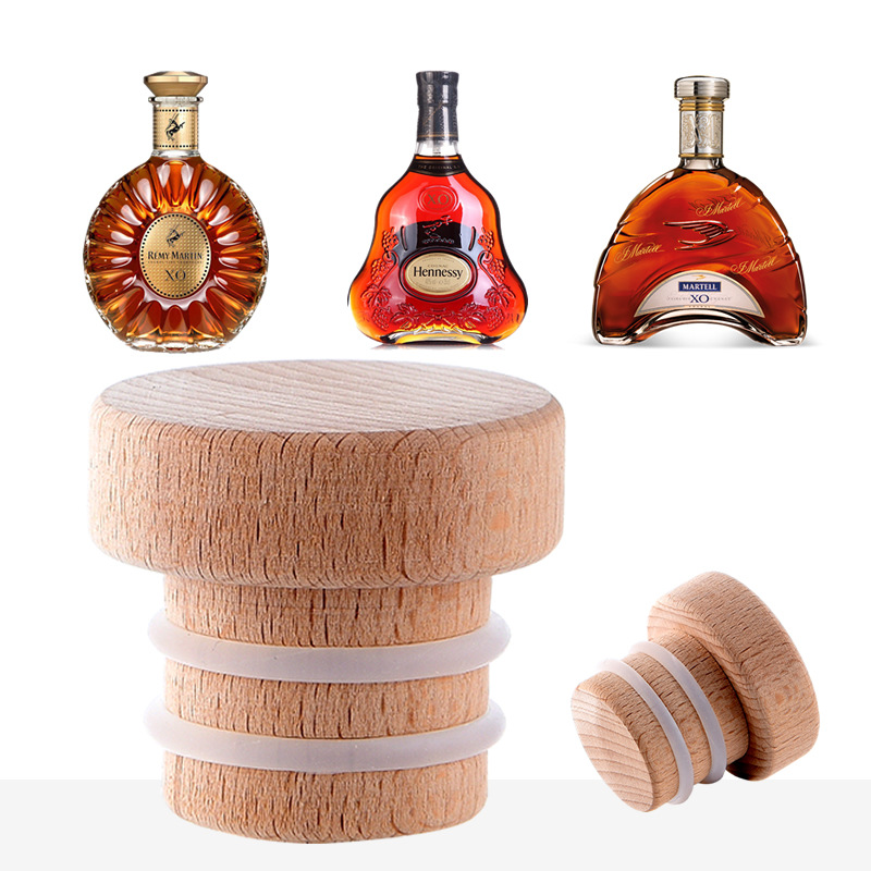 洋酒瓶塞实木酒塞轩尼诗xo马爹利蓝带xo人头马xo红酒塞子h399