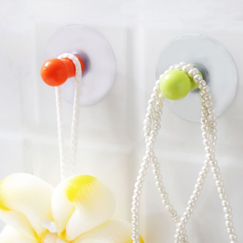 Nordic Seamless Hook Wholesale Creative Nail-Free Door Towel Kitchen Bathroom Clothes Plastic Cute Amazon