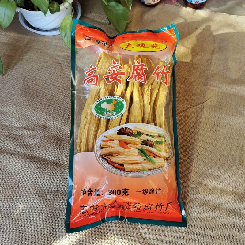 江西高安腐竹特产高安腐竹300g农家腐竹南北干货土特产豆皮-阿里巴巴