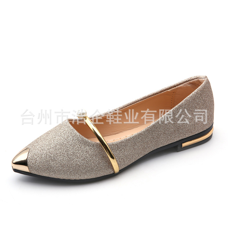 Amazon 20 Summer Korean New Women's Shoes Pointed Toe Flat Shoes Shallow Mouth Pumps AliExpress