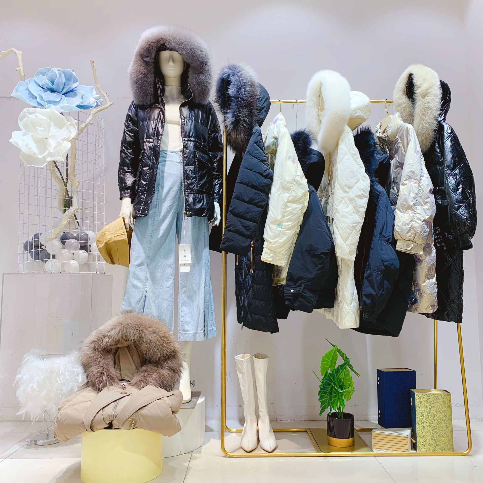 欧洲站广州一线品牌折扣女装批发十三行剪标直播货源库存清仓