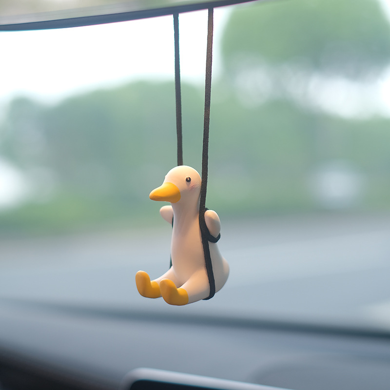 Cute Duck Car Pendant Swinging