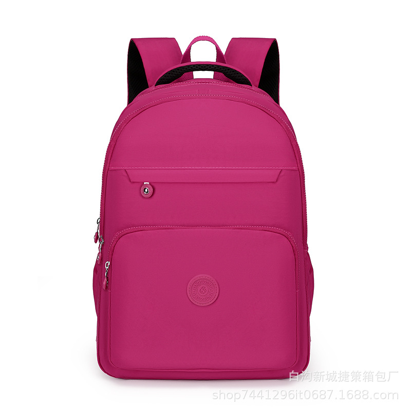 New Backpack Unisex Large Capacity Simple Schoolbag Travel Bag School Bag