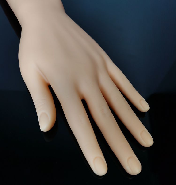 塑料仿真女手模型pvc肤色女手长款 手套手模戒指手链饰品展示假手