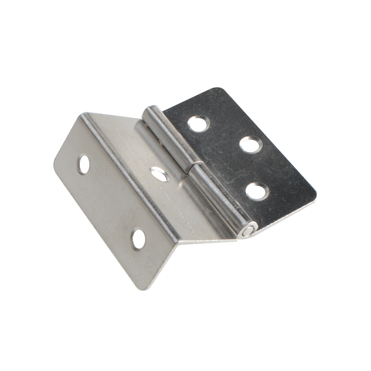 可拆卸直角大号仿古铁皮合页6孔三折直角合页适合18mm的板镀镍