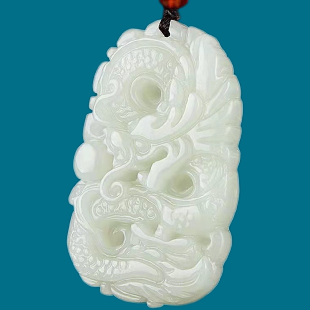 厂家批发 阿富汗玉龙牌毛衣链吊坠 白玉男女款玉石挂件礼品-阿里巴巴