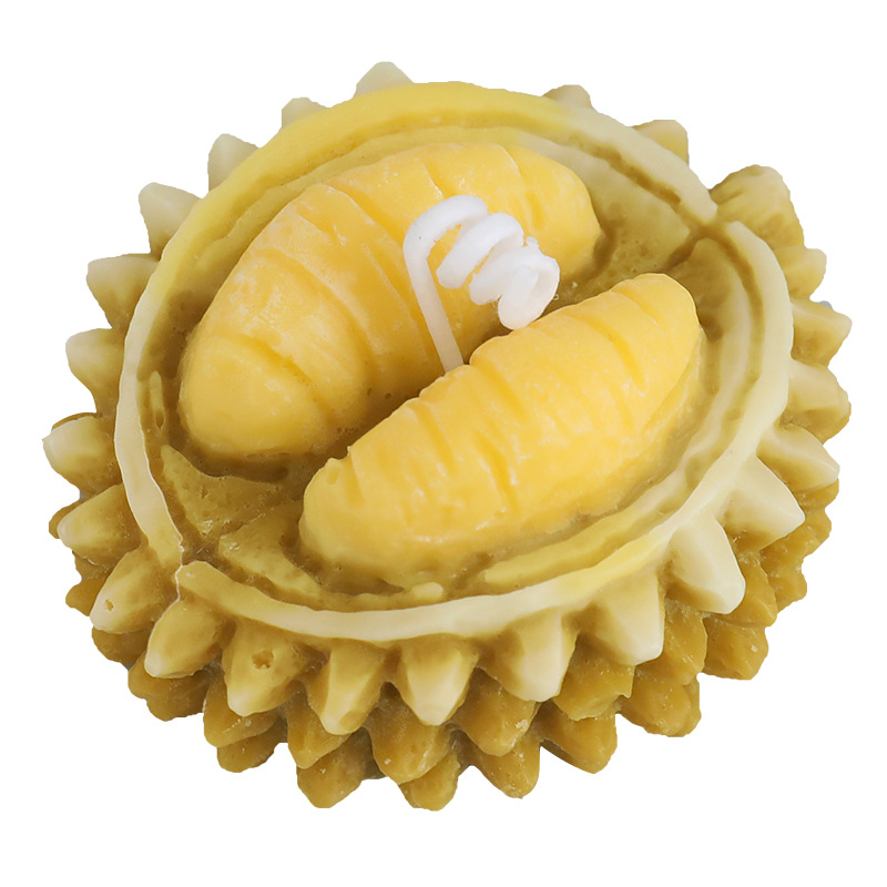 Factory Wholesale Aromatherapy Candle Creative Birthday Gift Candle Emulational Decoration Decoration Fruit Durian Aromatherapy Candle