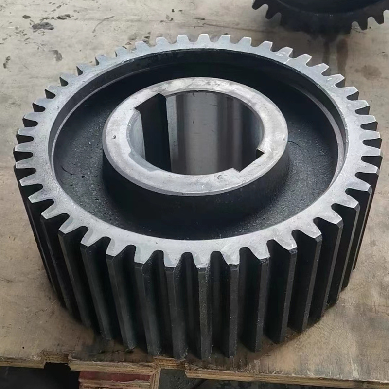 永航机械煤矿刮板机三轴斜齿轮矿用减速机配件54齿