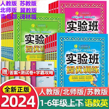 2024春实验班提优训练一二三四五六年级上下册语文数学英语人教版