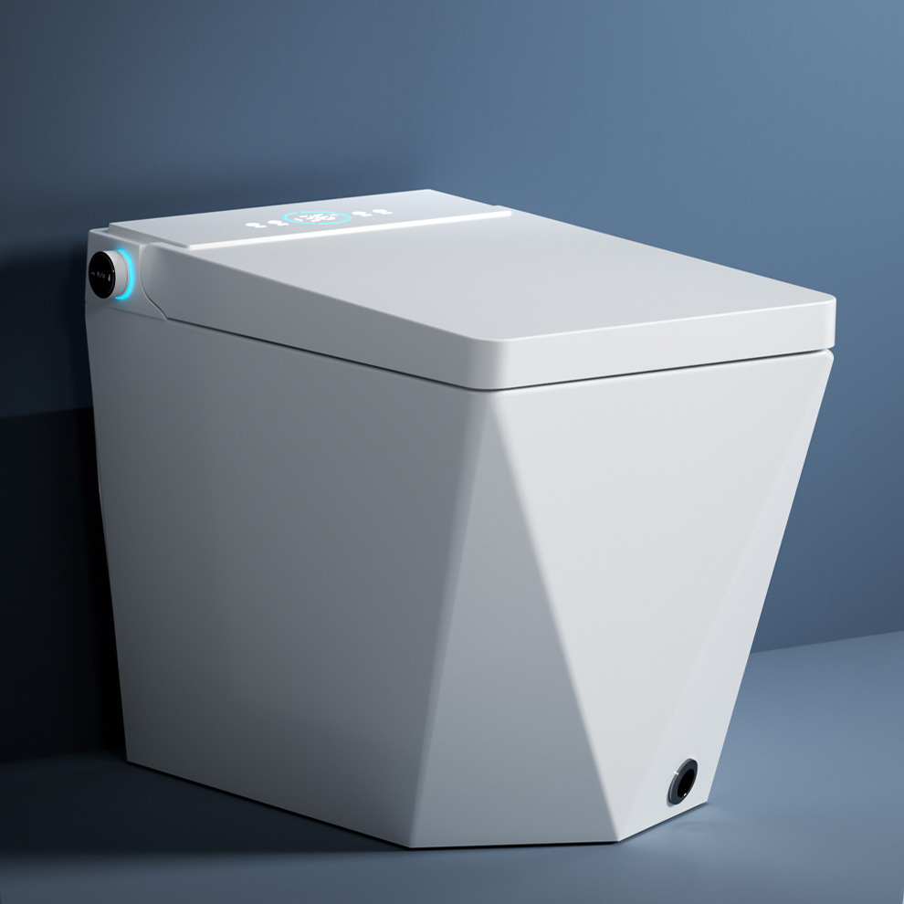 钻石智能马桶家用全自动无水压限制一体即热语音电动虹吸式坐便器