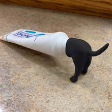 跨境Pooping Dog Butt Toothpaste Topper便便狗牙膏礼帽牙膏顶盖