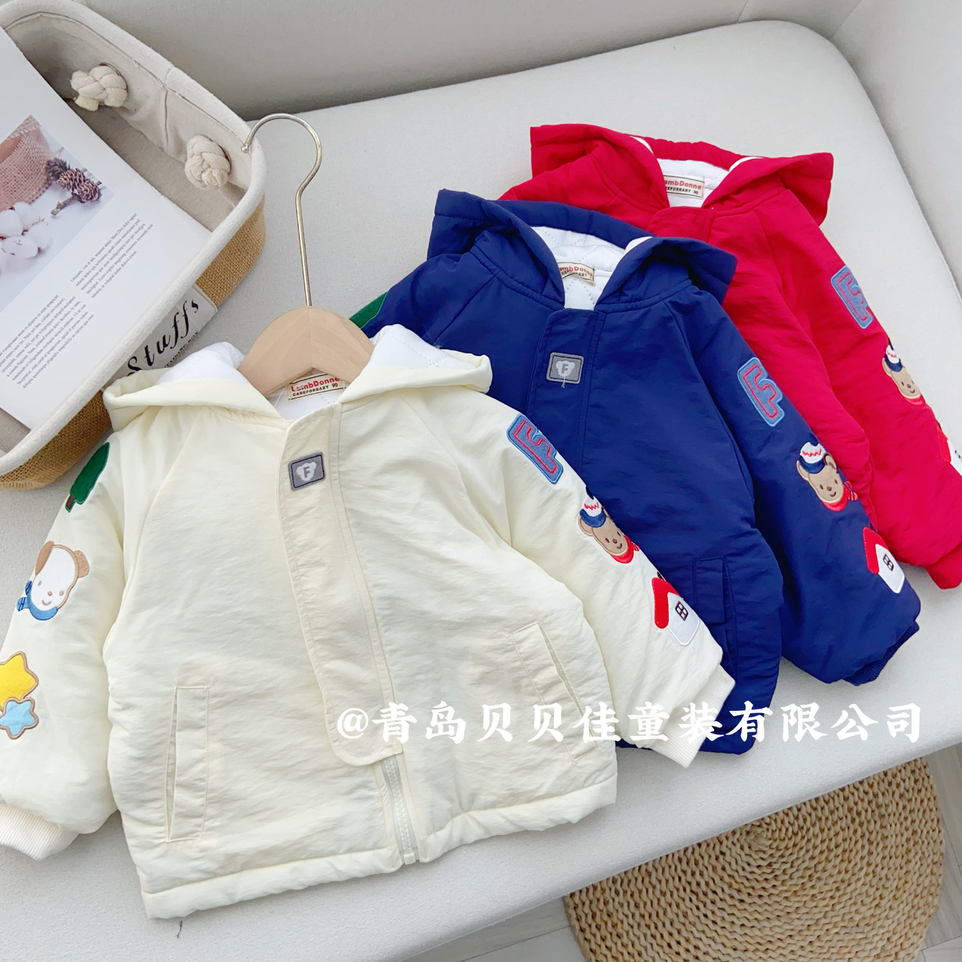 儿童棉服棉衣24冬季新款男童外套加厚f家棉裤冬装女宝