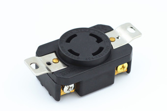 32a-6h 3p n e三相五孔工业暗装斜式防水欧标母插座220-415v ip67