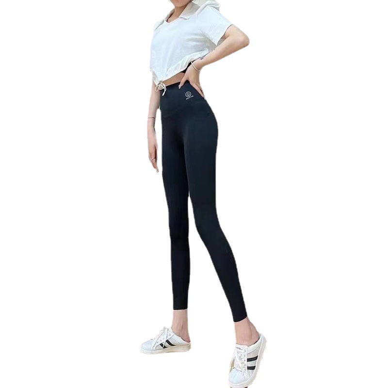 Spade Weight Loss Pants A30 Women's Spring and Autumn No Level T Anti-Embarrassment Ninth High Waist Shaping Yoga Leggings