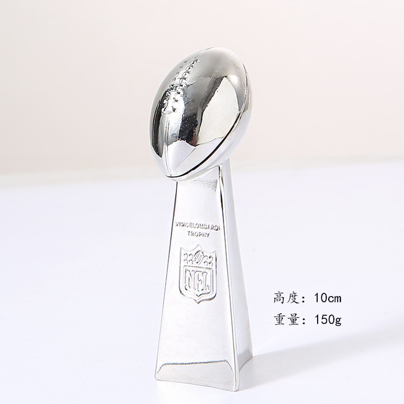 nfl 匹兹堡钢人队6枚总冠军戒指 橄榄球奖杯套装亚马逊速卖通代发