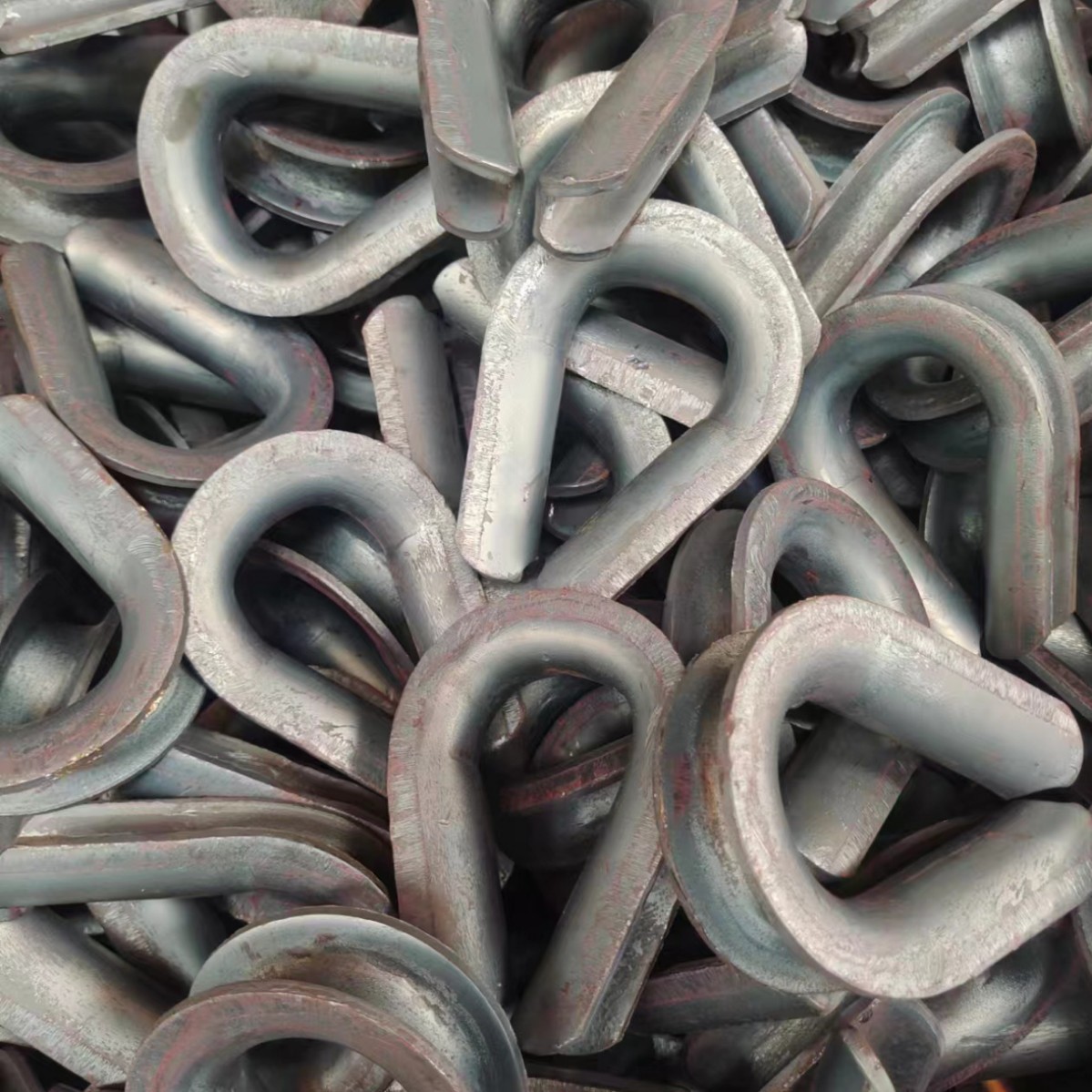 304不锈钢 镀锌鸡心套环 钢丝绳保护套夸口三角环防腐防锈