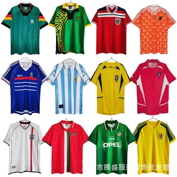 复古球衣英格兰ac国米贝蒂斯阿根廷威尔士凯尔特人牙买加复古球衣