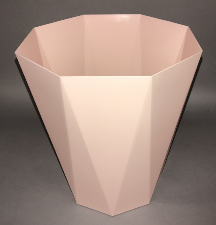 10升家用八边形垃圾桶  塑料八角形垃圾桶  多边形垃圾桶纸篓出口