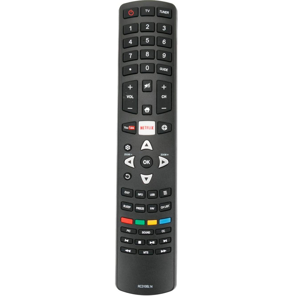 rc3100l14 remote control for tcl 适用于 tcl 智能电视遥控器