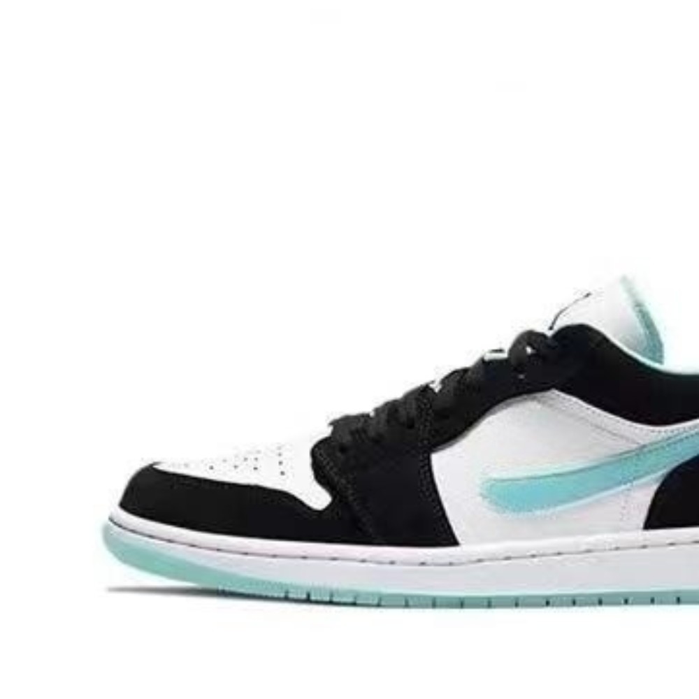 aj1低帮篮球鞋烟灰大理石大学蓝乔1蒂芙尼倒钩男女休闲运动鞋外贸