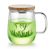 尚明c007随行车载双层玻璃茶水分离泡茶杯高端随身杯便携出行办公