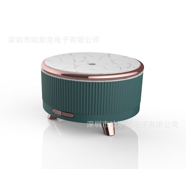 New Ultrasonic Aroma Diffuser Wood Grain Household Mini 500ml Humidifier Desktop Large Capacity Essential Oil Diffuser
