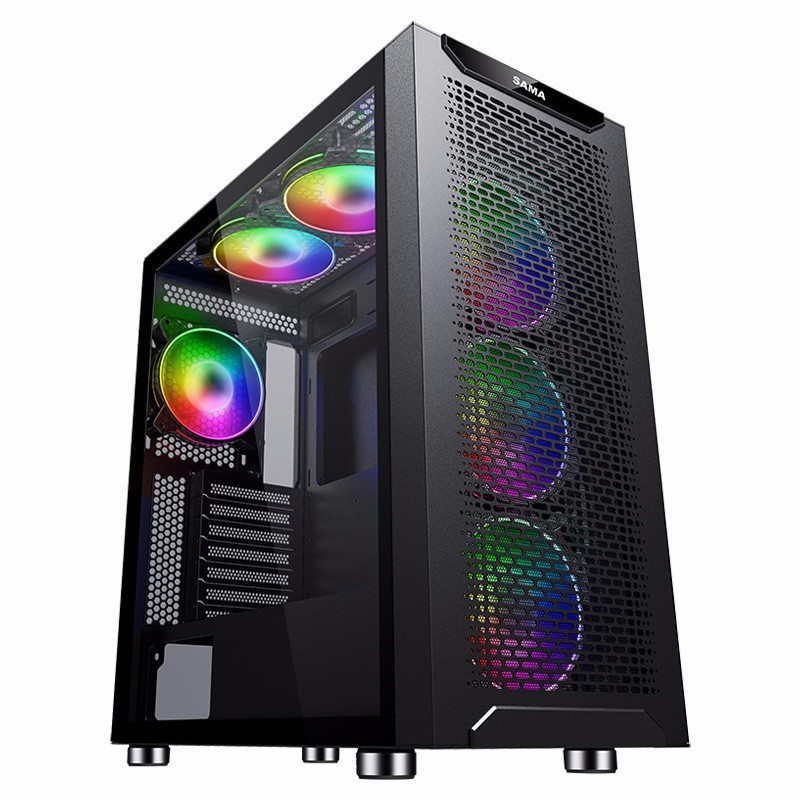 适用先马(sama)鲁班7 游戏电脑主机箱 支持长显卡背线水冷/横