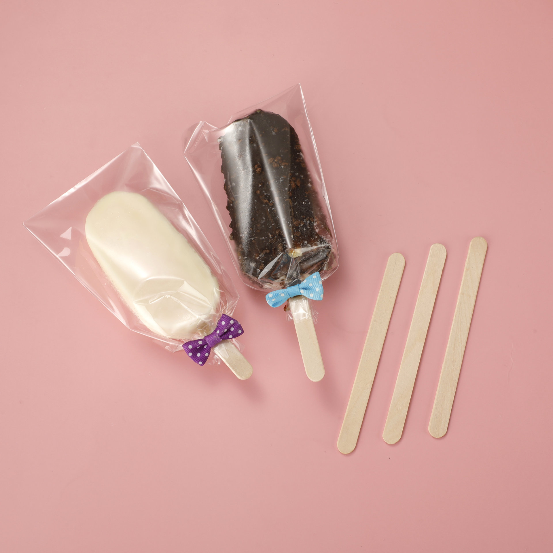 厂家批发雪糕棒家用diy冰棒棍商用冰淇淋木棒可印logo等