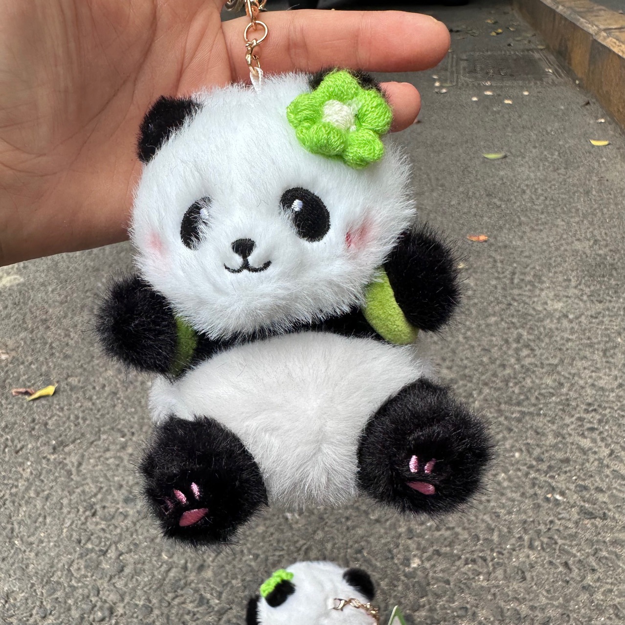 成都熊猫文创系列毛绒挂件麻将熊猫玩偶 精致小礼品包包挂饰-阿里巴巴